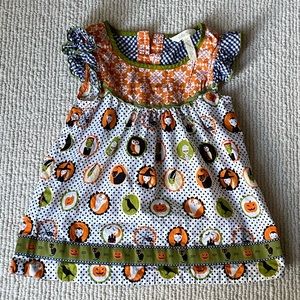 Matilda Jane flutter halloween top size 6